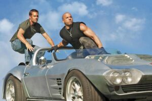 Paul Walker and Diesel in Fast and Furious