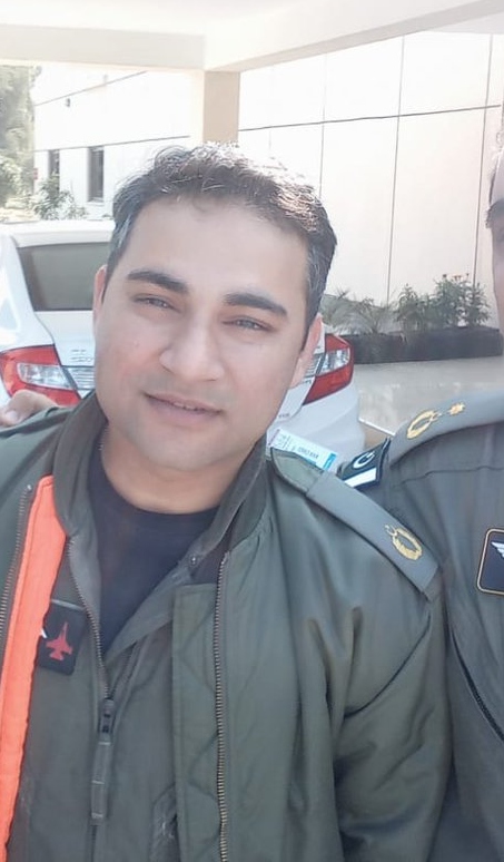 PAF Pilot Squadron Leader Hassan Siddiqui