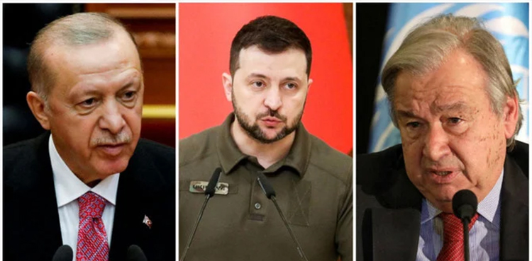 Zelensky, Erdogan, Guterres to meet Thursday in Ukraine