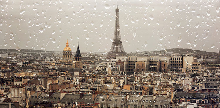 Heavy rainfall hits Paris after recent heatwave