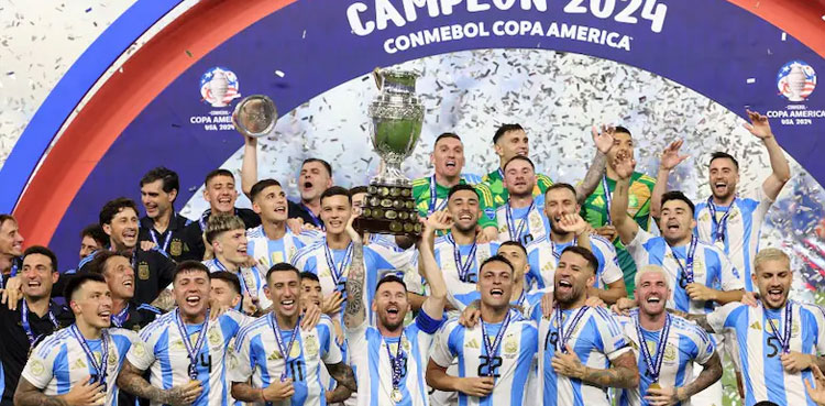 Argentina defeat Colombia 1-0 to win record 16th Copa America