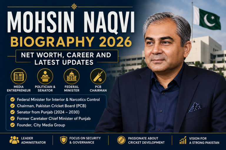 Mohsin Naqvi biography 2026